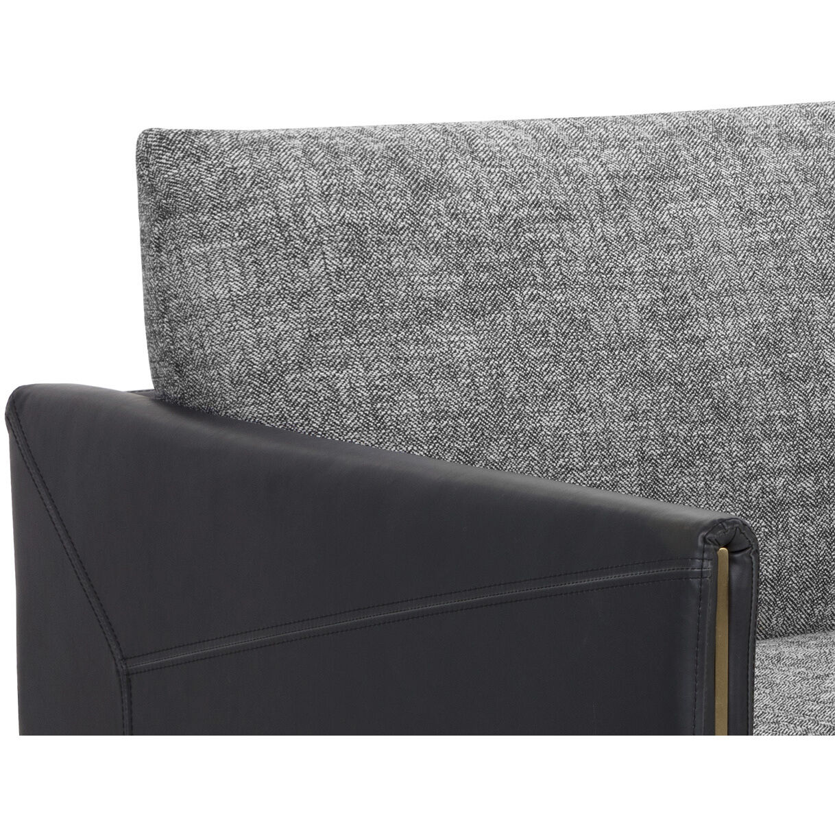Ashi Nash Zebra / Coal Black Sofa